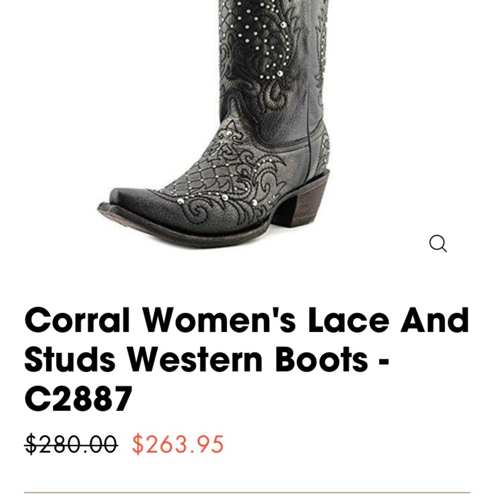New with tags corral womens boots